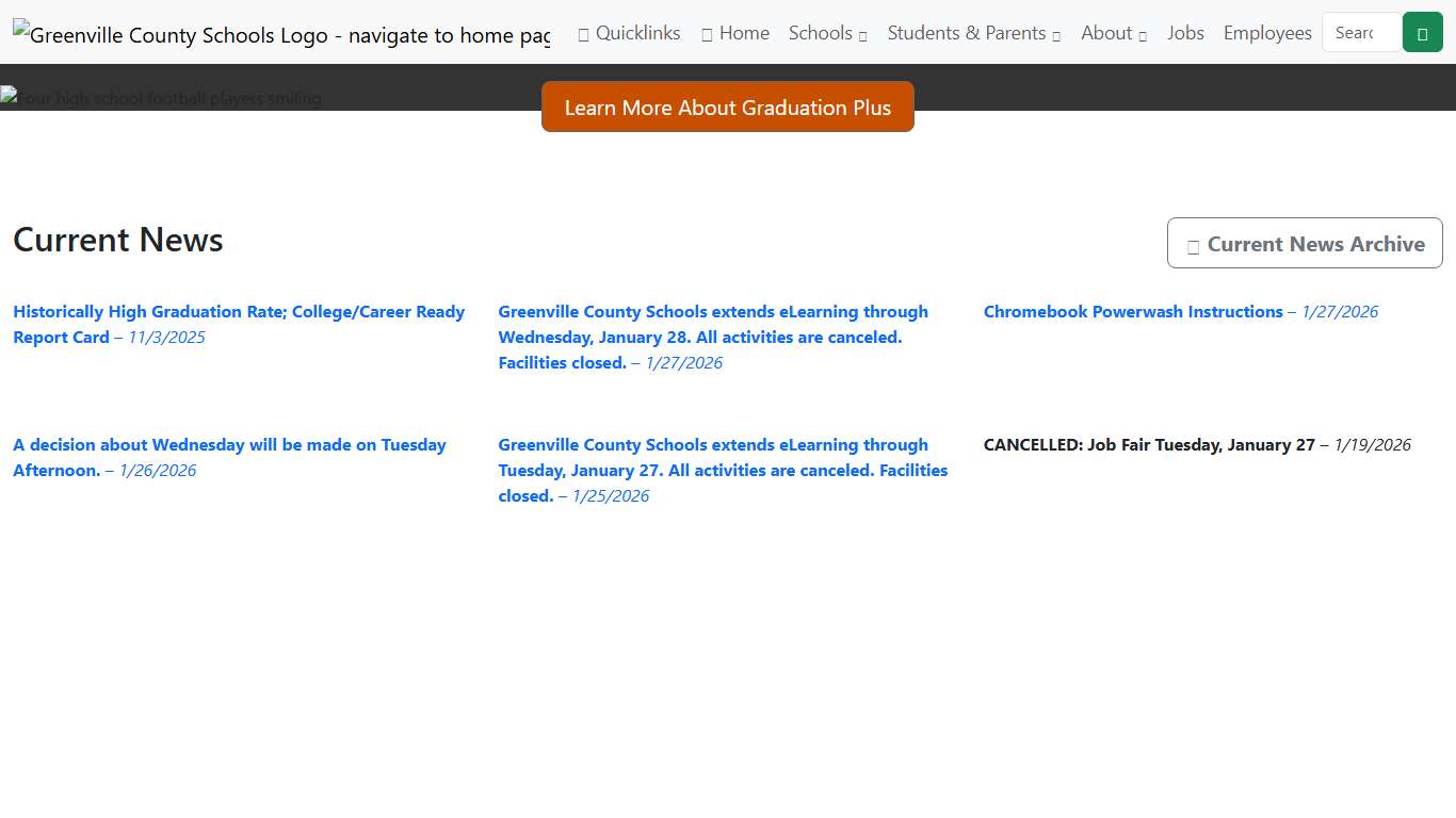 Welcome to Greenville County Schools Online